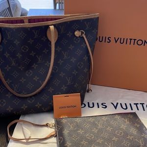 Louis Vuitton Neverfull MM Peony
